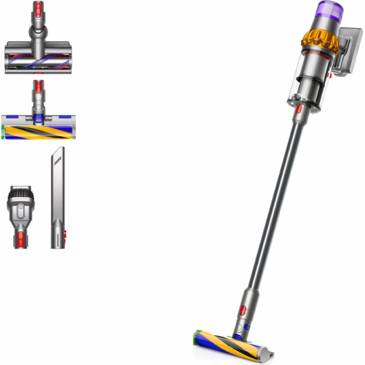 Ручной беспроводной пылесос Dyson V15 Detect Absolute yellow, yellow/nickle