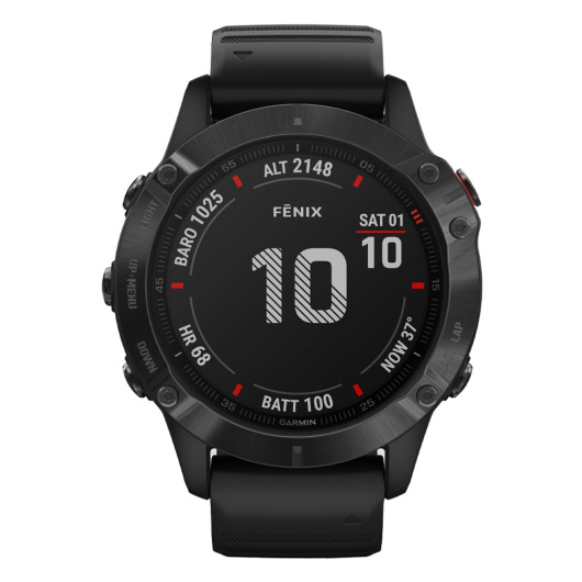 Умные часы Garmin Fenix 6 Pro Wi-Fi NFC, черный