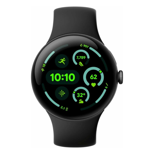 Умные часы Google Pixel Watch 3 41mm Matte Black Case/Obsidian Active band