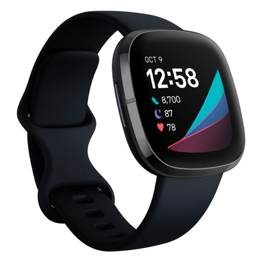 Умные часы Fitbit Sense, Карбон/Графит